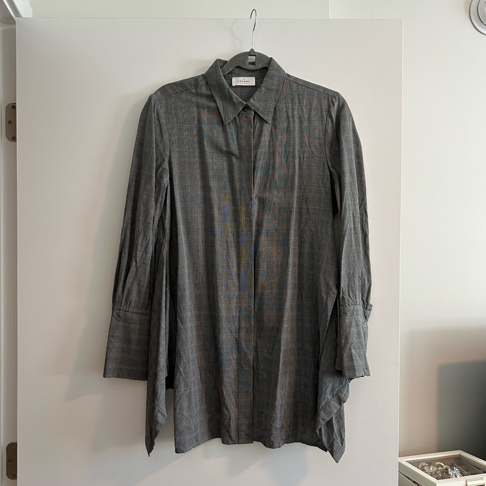 GUC Argent Size 10 Women’s Blouse Grey